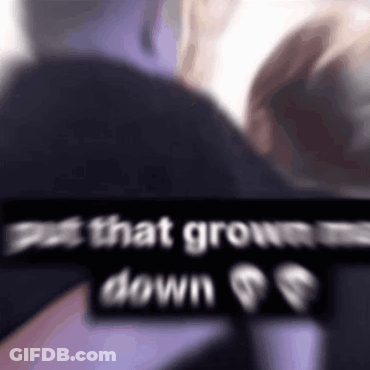 Blurry Person's Back That Grows Down GIF
