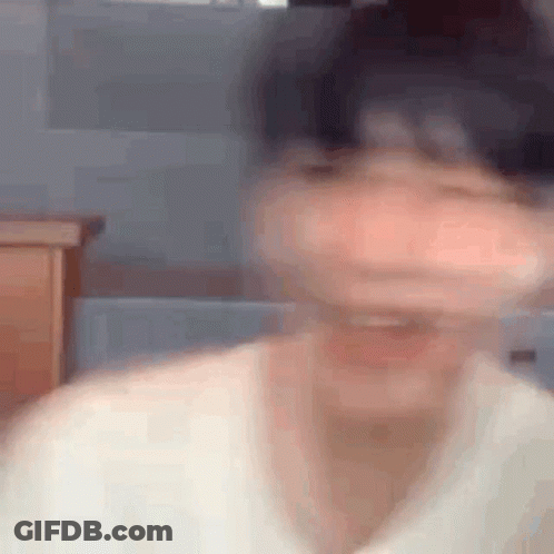 Blurry Person's Face GIF