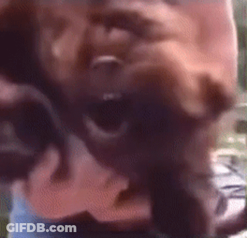 Blurry Person Screaming GIF