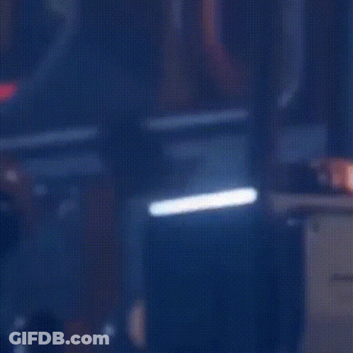 Blurry Person Standing In Room GIF