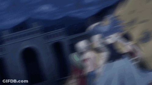 Blurry Person Standing Next To Bridge GIF