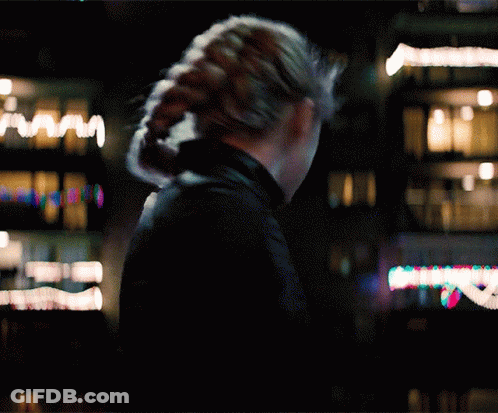 Blurry Person With Bird Wings Spread GIF