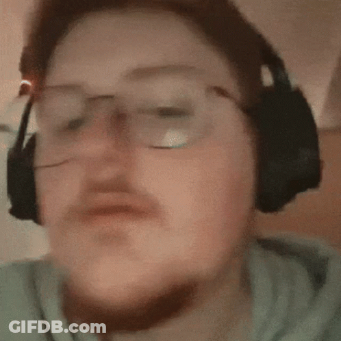 Blurry Person With Glasses GIF