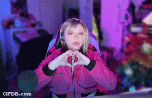 Blurry Person With Purple Background GIF