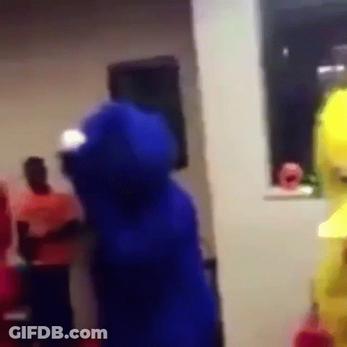 Blurry Photo Of Person In Blue Hoodie GIF
