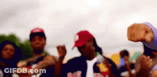 Blurry Picture Of Crowd GIF