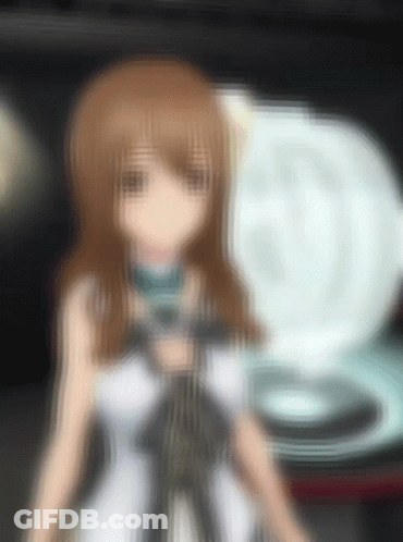 Blurry Picture Of Girl With Long Brown Hair GIF