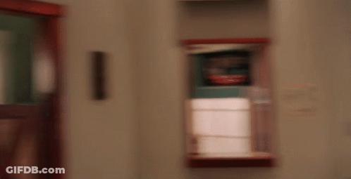 Blurry Room With Window And Shelf GIF