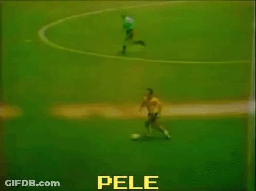 Blurry Soccer Field Pele GIF