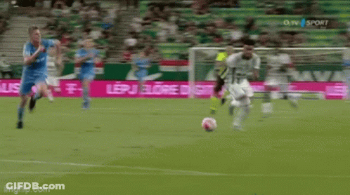 Blurry Soccer Game Broadcast By OTV Sport GIF