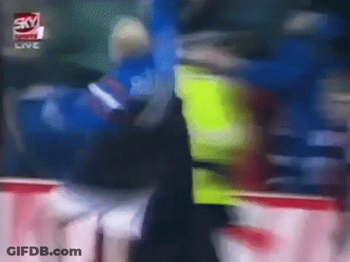 Blurry Soccer Game On Sky Sports GIF