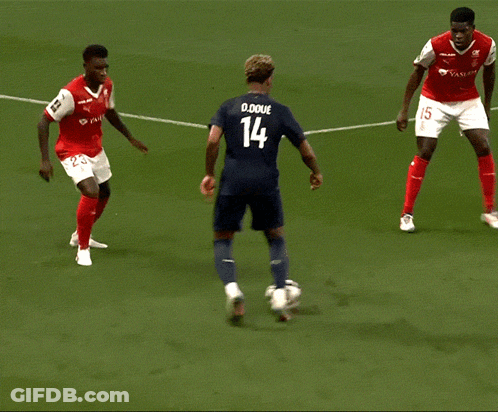 Blurry Soccer Game Player Jersey Saying A GIF