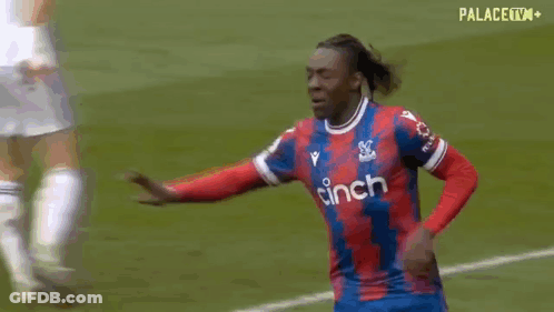 Blurry Soccer Player In Front Of Crowd GIF