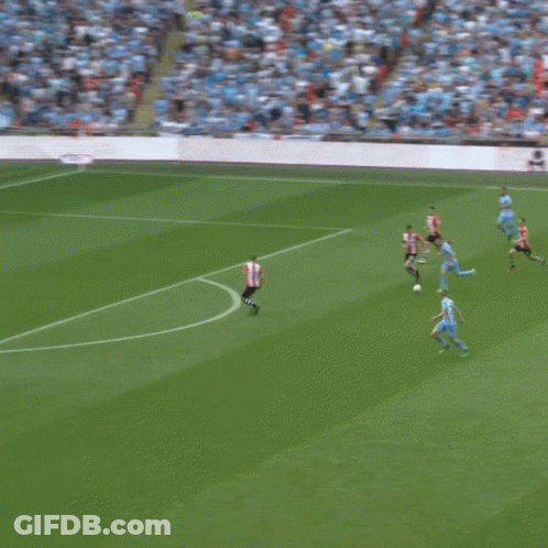 Blurry Soccer Player Number 2 GIF