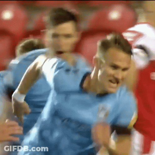 Blurry Soccer Player Number 7 GIF
