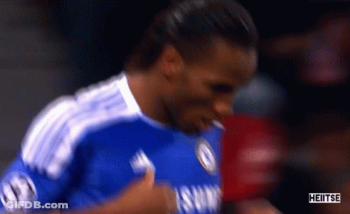 Blurry Soccer Player With Heitse Corner GIF