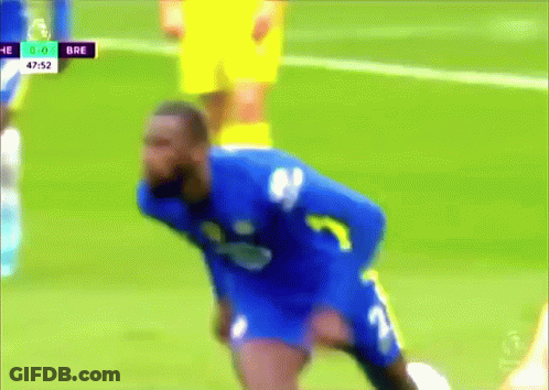 Blurry Soccer Player With Time 47:52 GIF