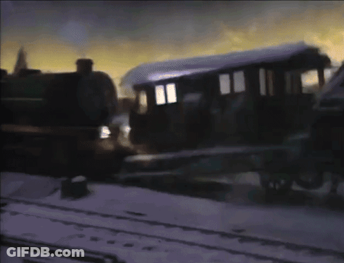 Blurry Train Number 11 GIF
