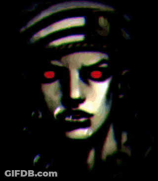Blurry Woman Face With Purple Background GIF