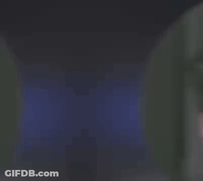 Blurry Woman Green Hair Hat GIF
