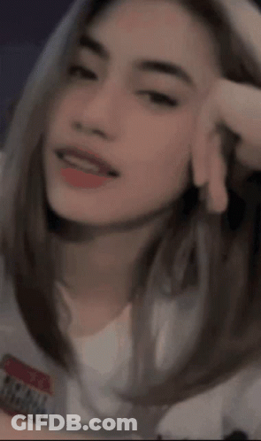 Blurry Woman With Amanda Name Tag GIF