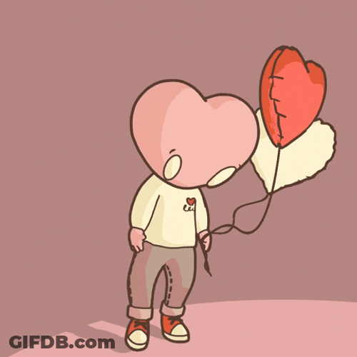 Blushing Heart Head Have A Good Day Love GIF