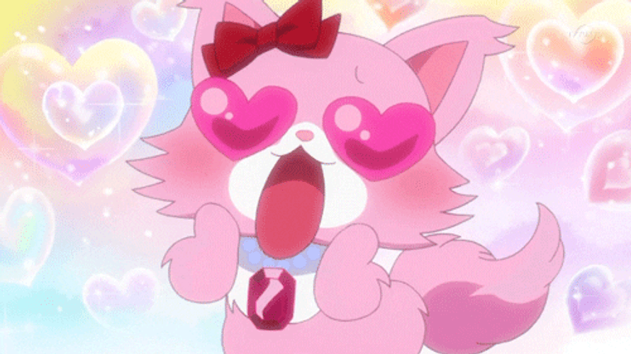 Blushing Pink Puppy GIF