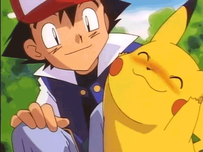 Blushing Pokémon Picachu GIF