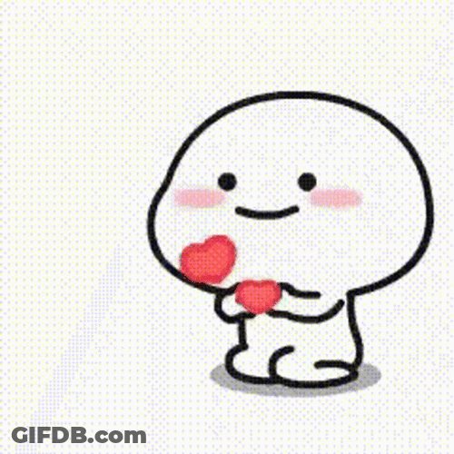 Blushing Quby Heartbeat GIF