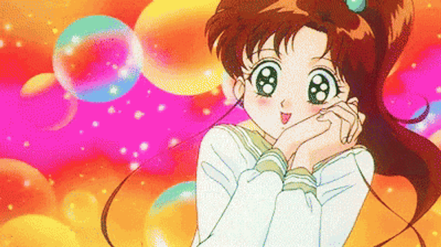Blushing Sailor Jupiter Talking Fascinatedly GIF
