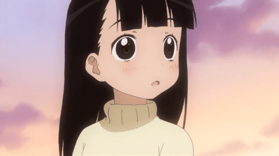 Blushing Shy Anime Girl GIF