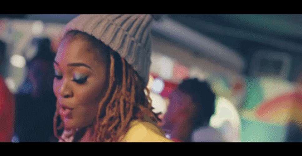 Blushing Singer Lady Zamar GIF