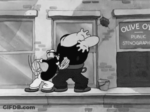 Bluto Fight GIF