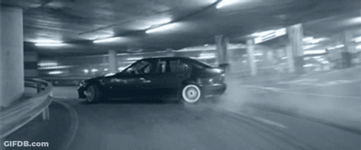 BMW Fast Car Drifting GIF