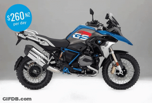 BMW GS Motorcycle Price Tag $260 Per Day GIF