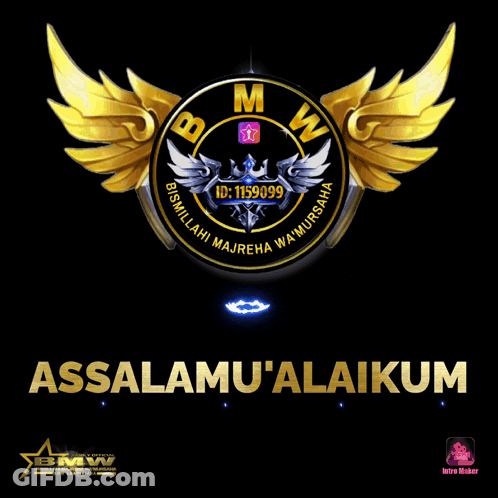 BMW Logo Assalamu Alaikum GIF