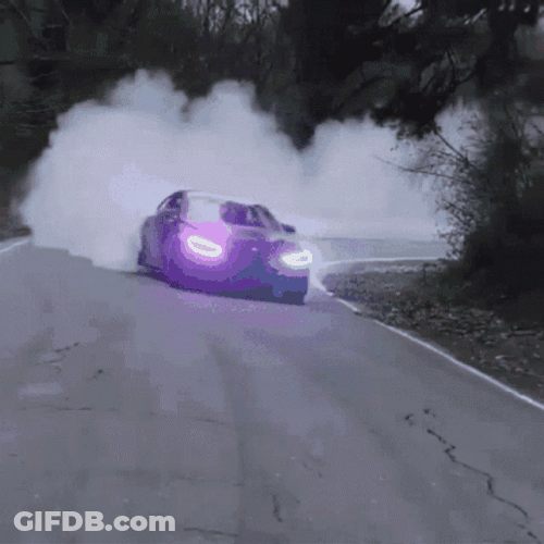 BMW M Series Neon Doodles GIF