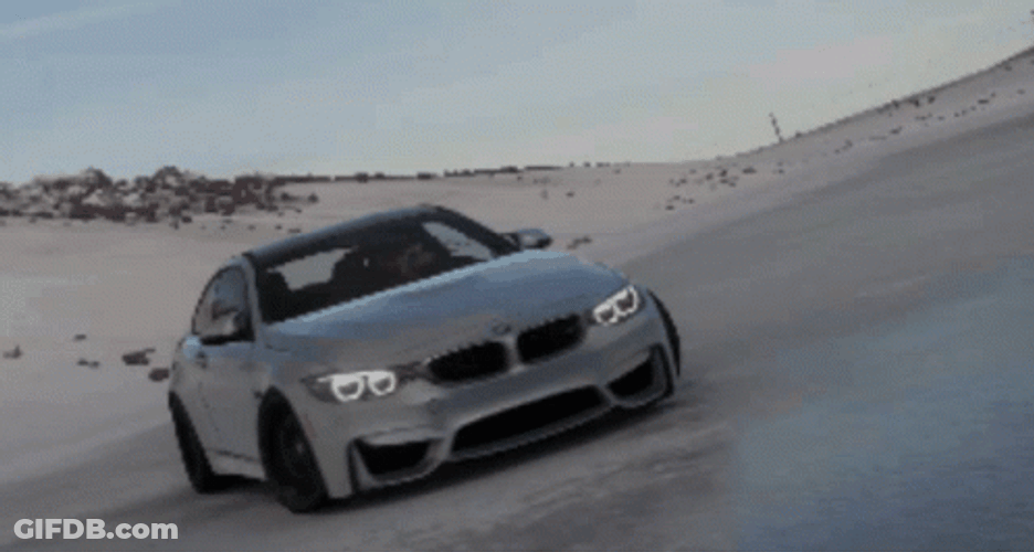 Bmw M Series Spinning Metallic Grey Car GIF