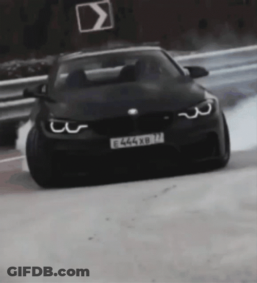 Bmw M Series Tire Burning Drift GIF
