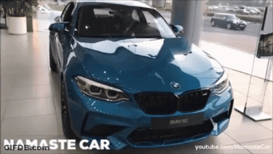 BMW M2 Series Blue Metallic GIF