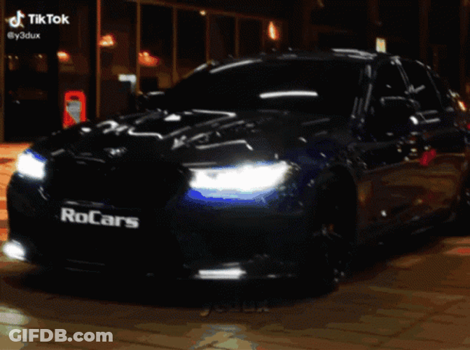 Bmw M5 Series Glossy Blue Paint GIF