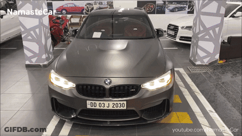 BMW With License Plate DD03J2030 GIF