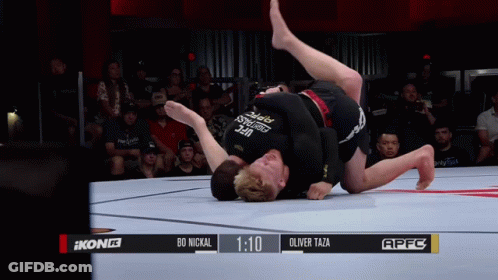 Bo Nickal Vs Oliver Taza Wrestling Match GIF