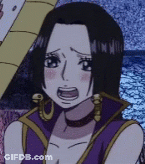 Boa Hancock Anime Sad In Love GIF