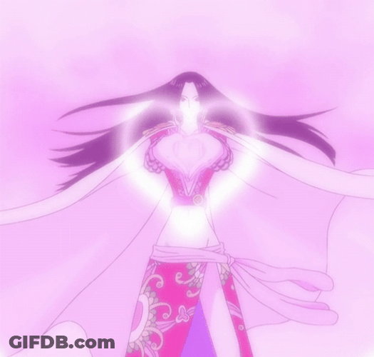 Boa Hancock Love-Love Fruit Power GIF