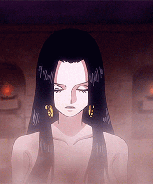Boa Hancock One Piece Angry Warning GIF