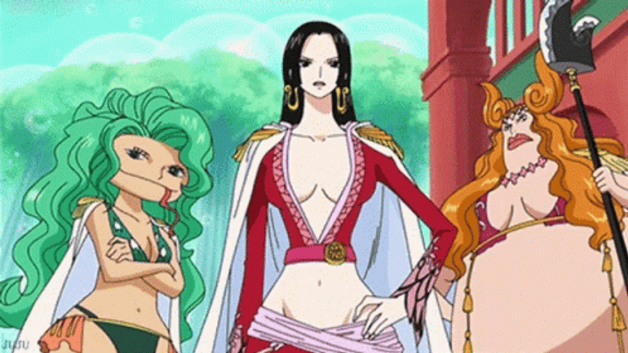 Boa Hancock Pirate Leader Amazon Lily GIF