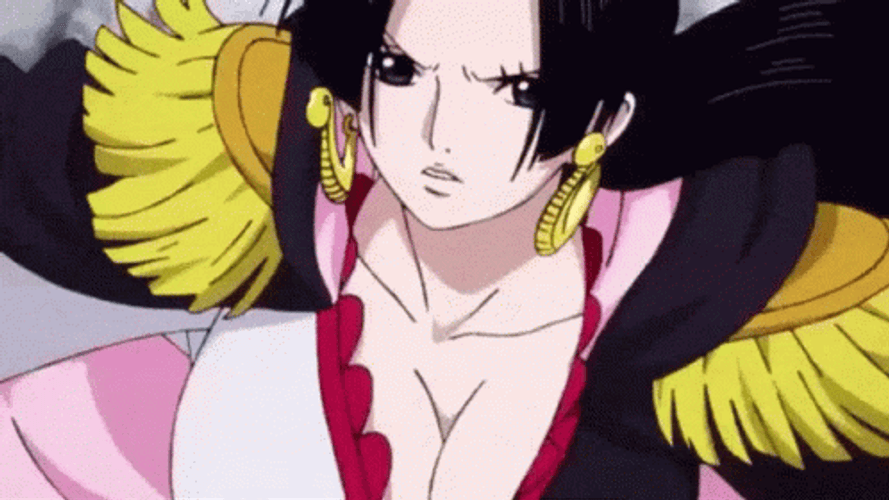 Boa Hancock Pistol Kiss Attack Fight GIF