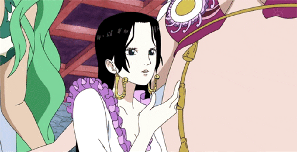 Boa Hancock Pistol Kiss One Piece GIF