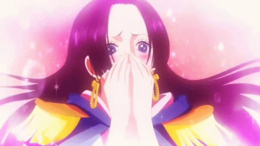 Boa Hancock Surprised Blush One Piece GIF